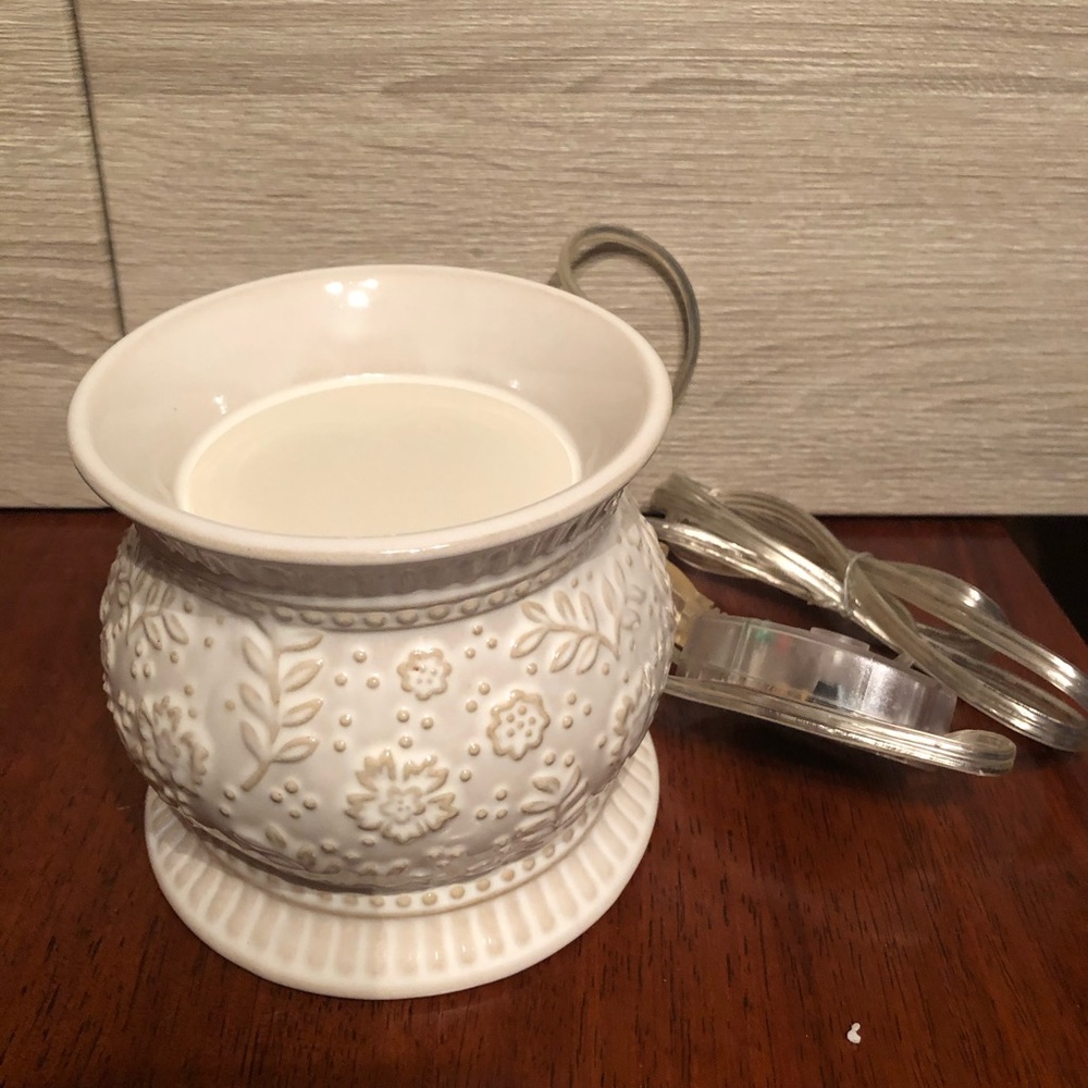 Gold Canyon Alabaster artisan pottery pod warmer